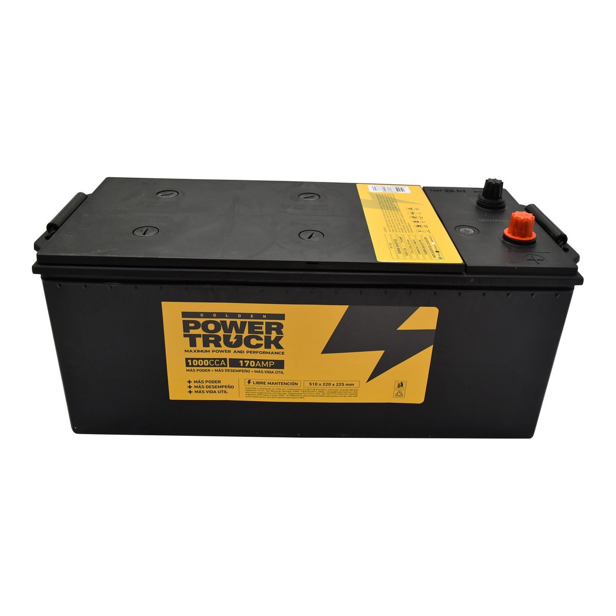 POWER TRUCK - Bateria 170 Amp 1000 Cca Borne Estandar