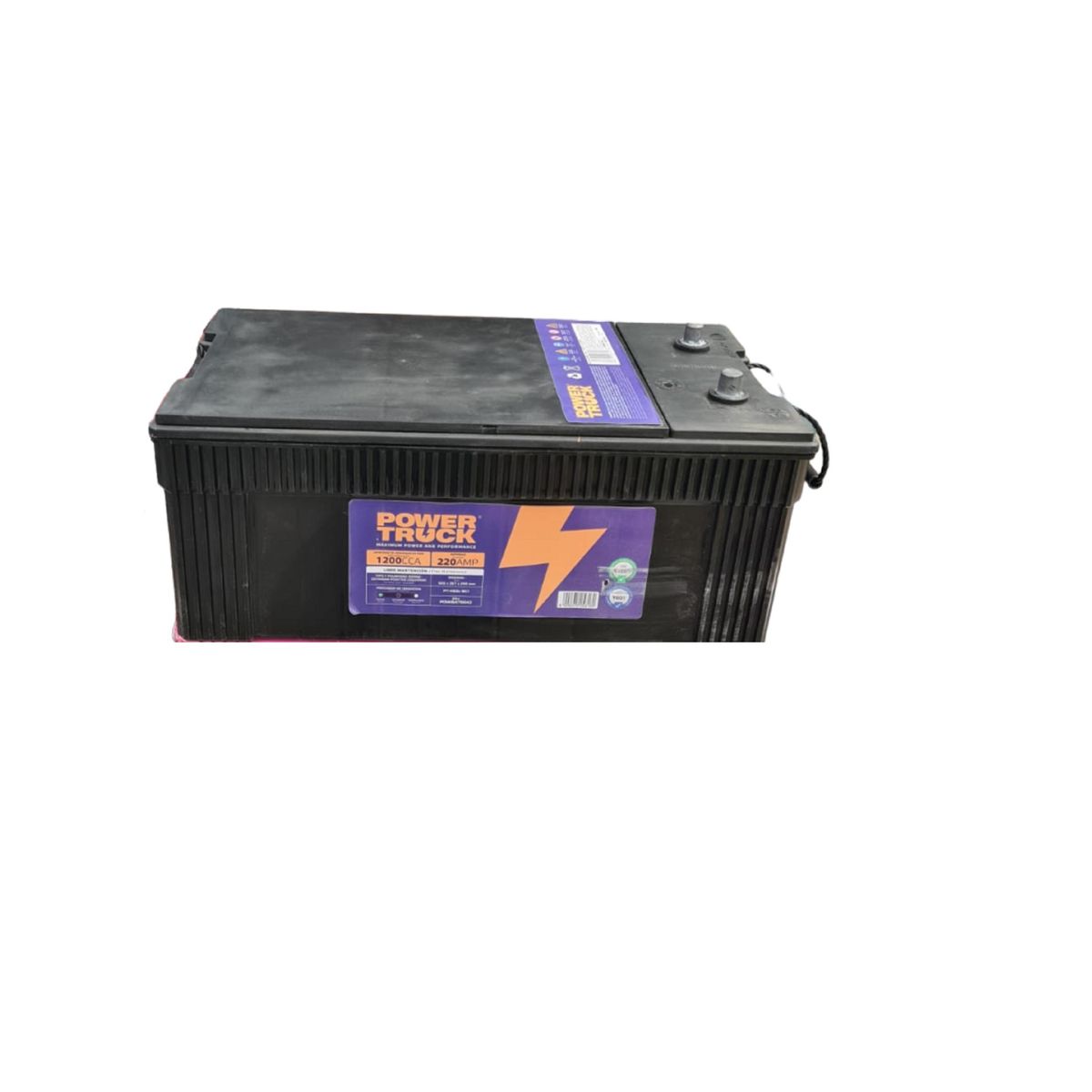 POWER TRUCK - BATERIA 220 AMP 1200 CCA BORNE ESTANDAR