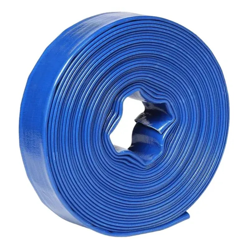 GENERICO - Manguera Plana Lay Flat Motobomba 3 Pulgadas 50 Metros Azul