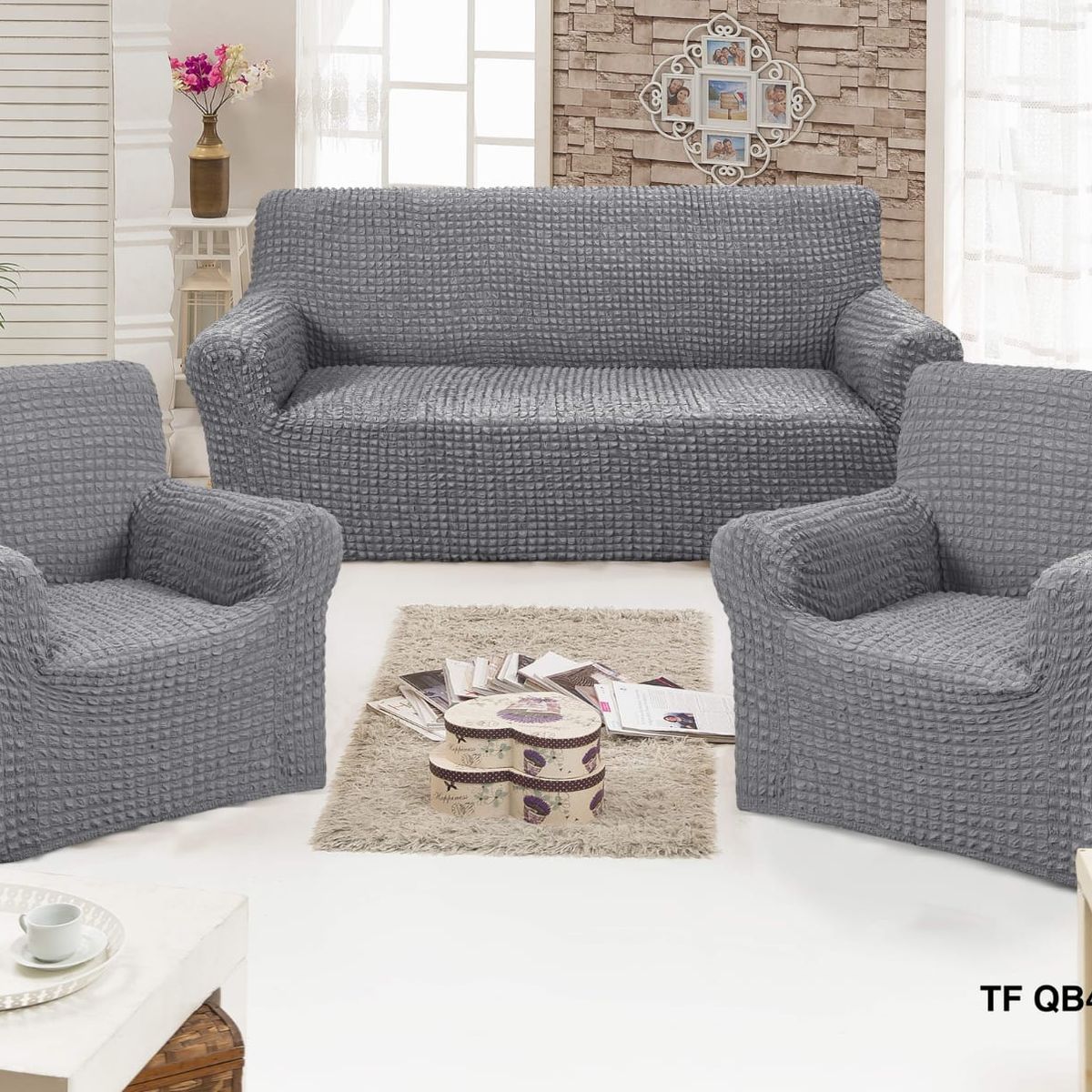 GENERICO - juego Fundas turcas juego 3-1-1 cuadrille