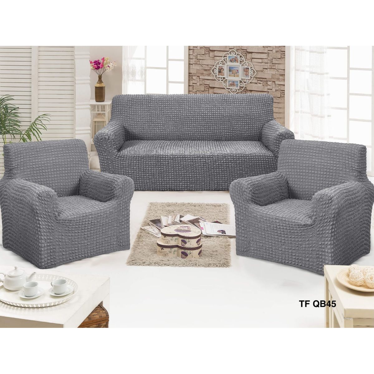 GENERICO - juego Fundas turcas juego 3-1-1 cuadrille