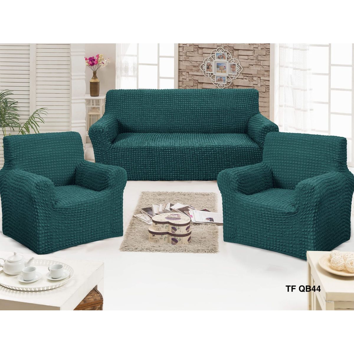 GENERICO - juego Fundas turcas juego 3-1-1 cuadrille