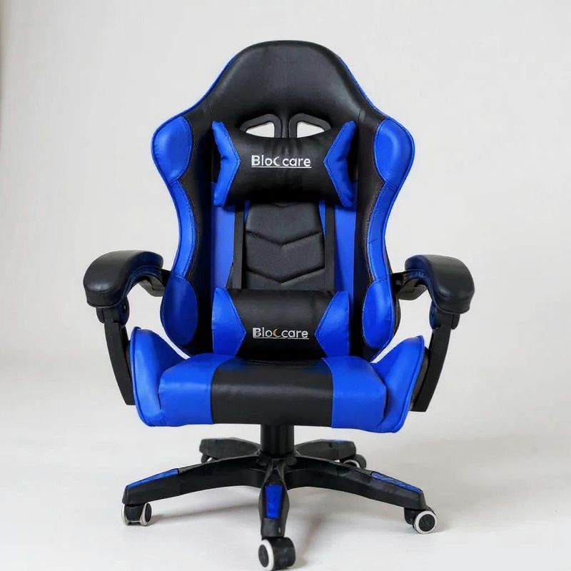 BLOCCARE - Silla Gamer Reclinable - Color Azul
