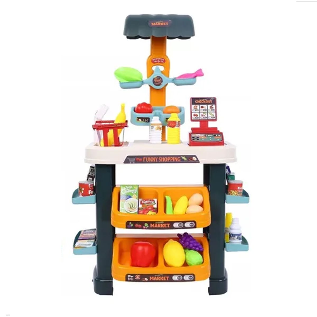 GENERICO - Juguete Supermercado Juego De Rol Minimarket Para Niños multicolor