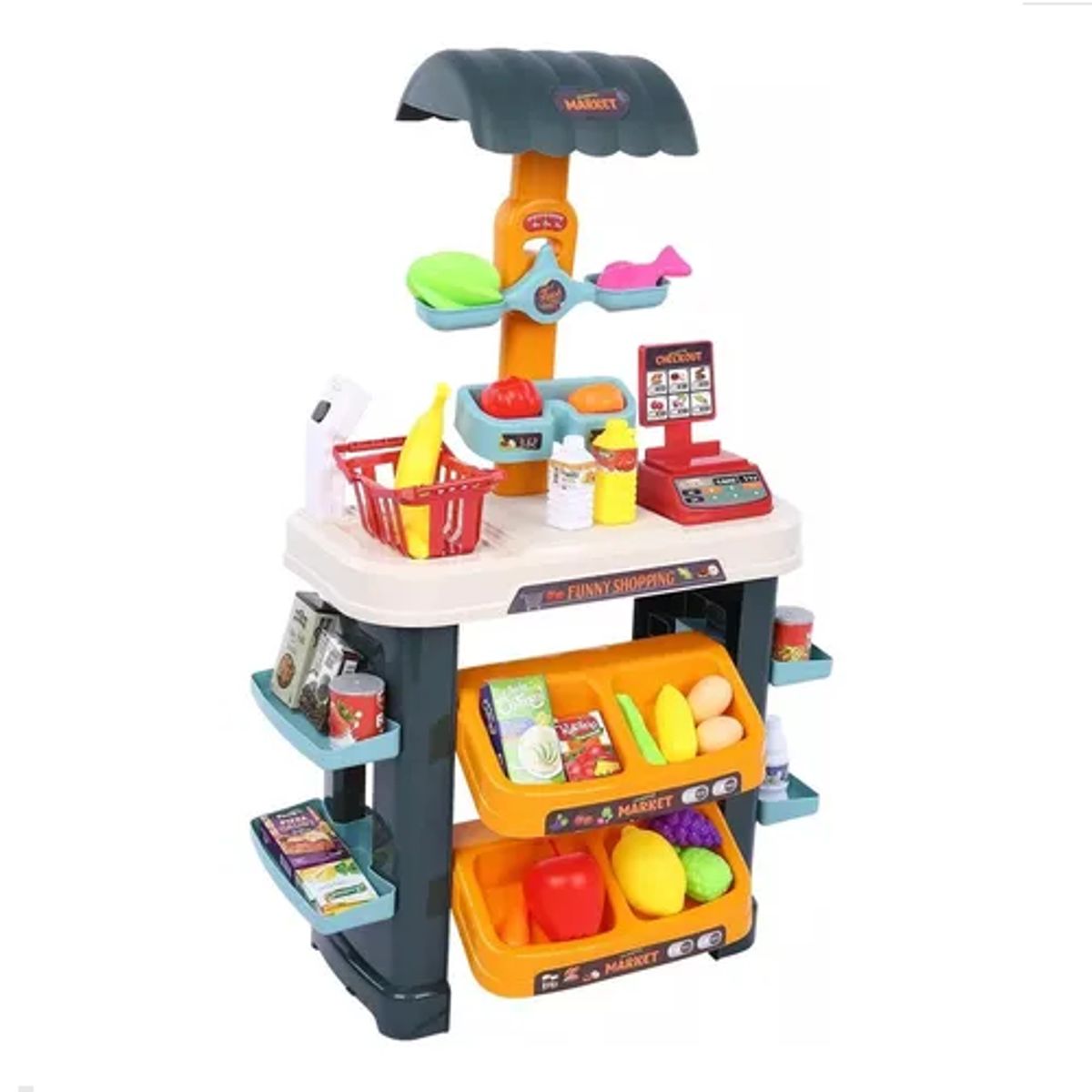 GENERICO - Juguete Supermercado Juego De Rol Minimarket Para Niños multicolor