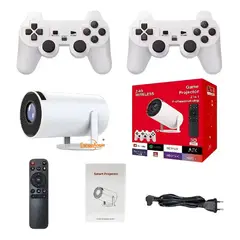 GENERICO - Proyector HY300 + consola de juegos de codigo+2 controles inalambricos