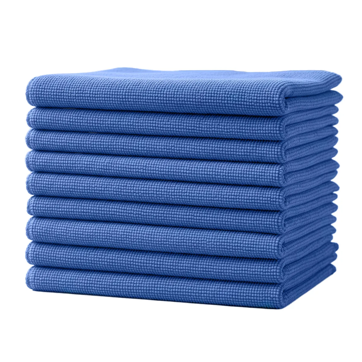 GENERICO - 10 Traperos Simples de Microfibra con Ojal Azul
