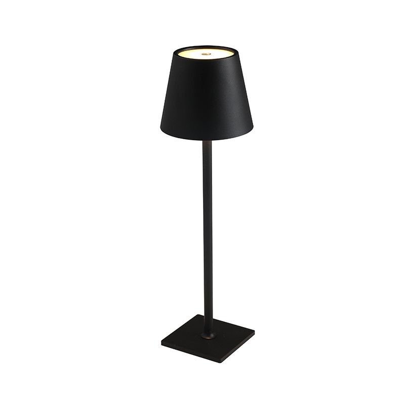 GENERICO - LAMPARA CARGABLE NEGRO TACTIL RECARGABLE 80LM TRAE LAS TRES TEMPERATURAS 3000K4000K6500K