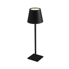 GENERICO - LAMPARA CARGABLE NEGRO TACTIL RECARGABLE 80LM TRAE LAS TRES TEMPERATURAS 3000K4000K6500K