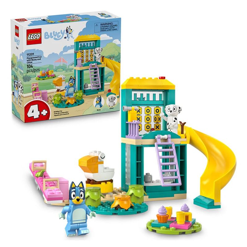 LEGO - LEGO Bluey Diversión en el Parque de Juegos con Bluey y Chloe - 11201
