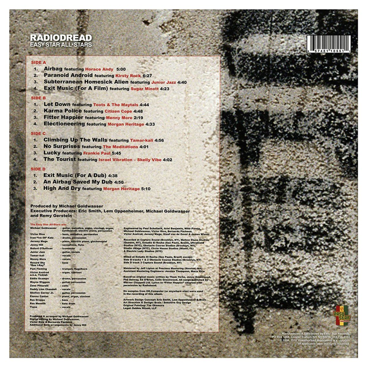 GENERICO - Easy Star All Stars - Radiodread - Vinilo Doble