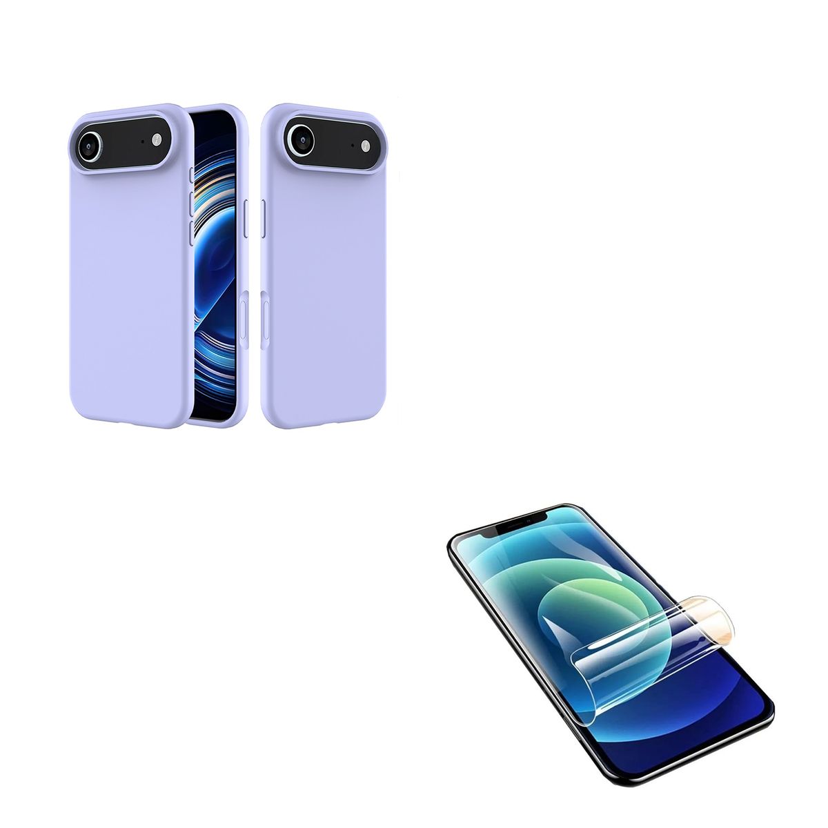 JOIGO - Carcasa Lamina Clear Para iPhone 17 Air Lila