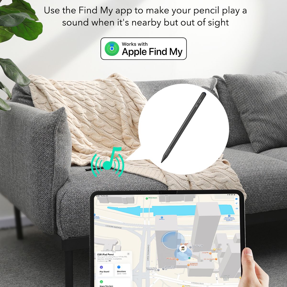 ESR - Pencil ESR Geo Digital Para iPad Con Find My