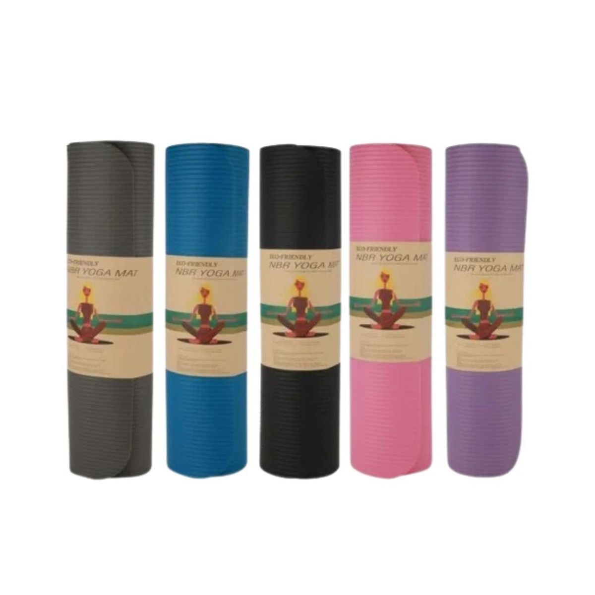 FOUR - Mat de Yoga 10mm NBR Antideslizante