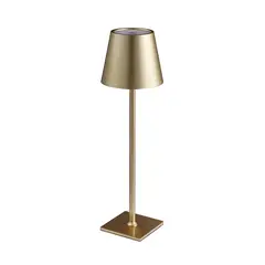 GENERICO - LAMPARA CARGABLE DORADA TACTIL RECARGABLE 80LM TRAE LAS TRES TEMPERATURAS 3000K4000K6500K