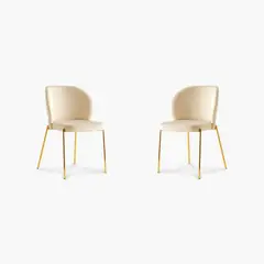 JAVIMATE - Pack 2 Sitiales Cartagena Gamuza Beige