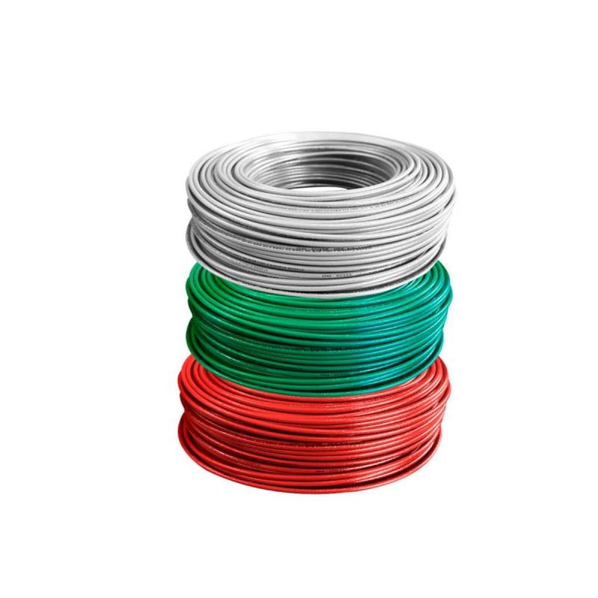 COCESA - Pack 3 rollos 25mt Cable Eva 2,5mm Libre halogenos Bl/VE/RO