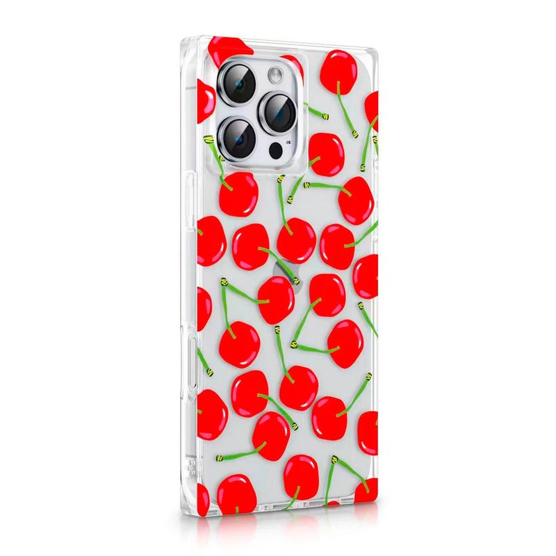 KBOD - Carcasa Kbod Blox Diseño Fantasy Print Cerezas Para iPhone 15 Pro Max