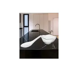 VISUALHEX LIMITADA - Juego De 2 Cucharas Cerámica Porcelana + 2 Taza De Crema