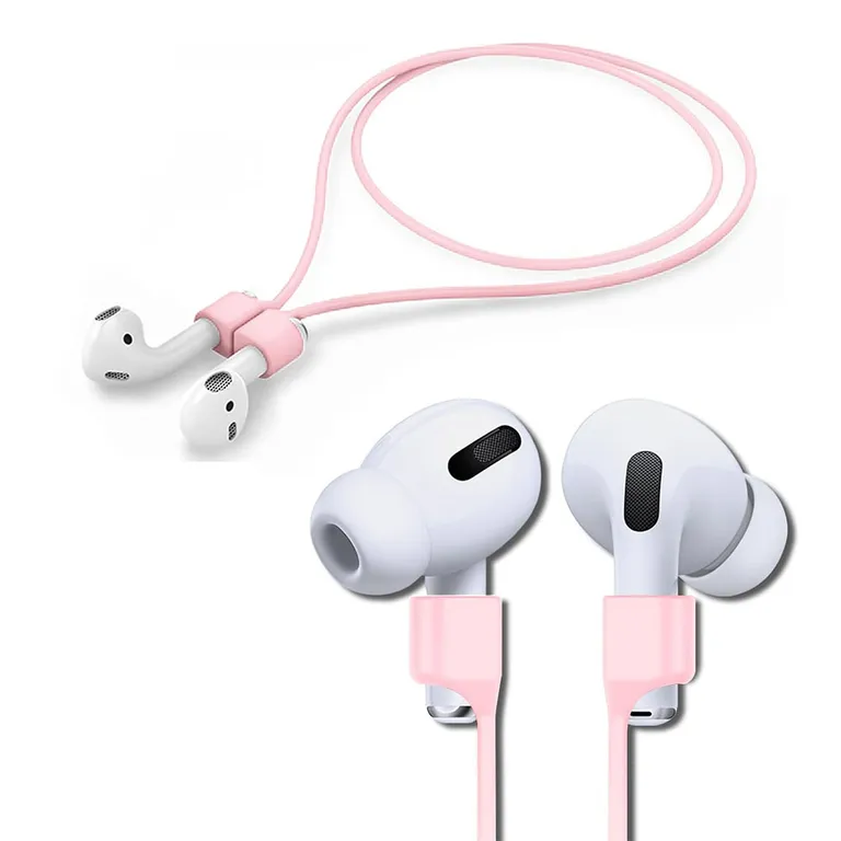 Cordon Colgante Para AirPods Magnetico Rosado