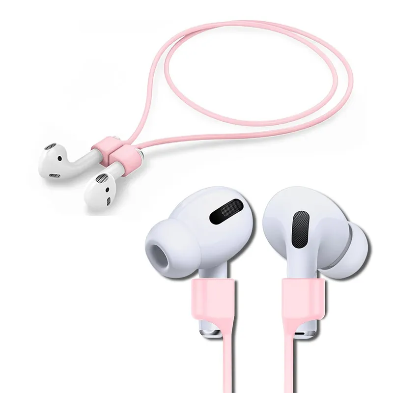 GENERICO - Cordón Colgante Para AirPods Magnético Rosado