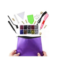 GENERICO - Kit de herramientas para aplicar y pegar Strass y brillos