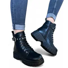 HERIEL - Botín Negro para Mujer Cora 25-21