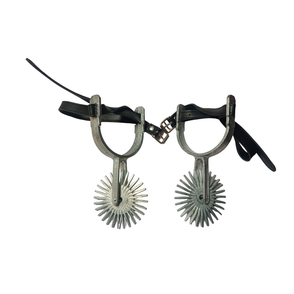 GENERICO - Espuelas Chilena Huaso Juvenil Adulto Talla 39 - 45 Metalica