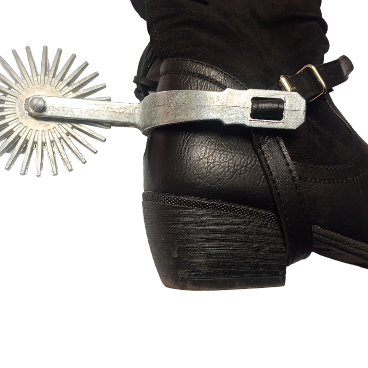 GENERICO - Espuelas Chilena Huaso Juvenil Adulto Talla 39 - 45 Metalica