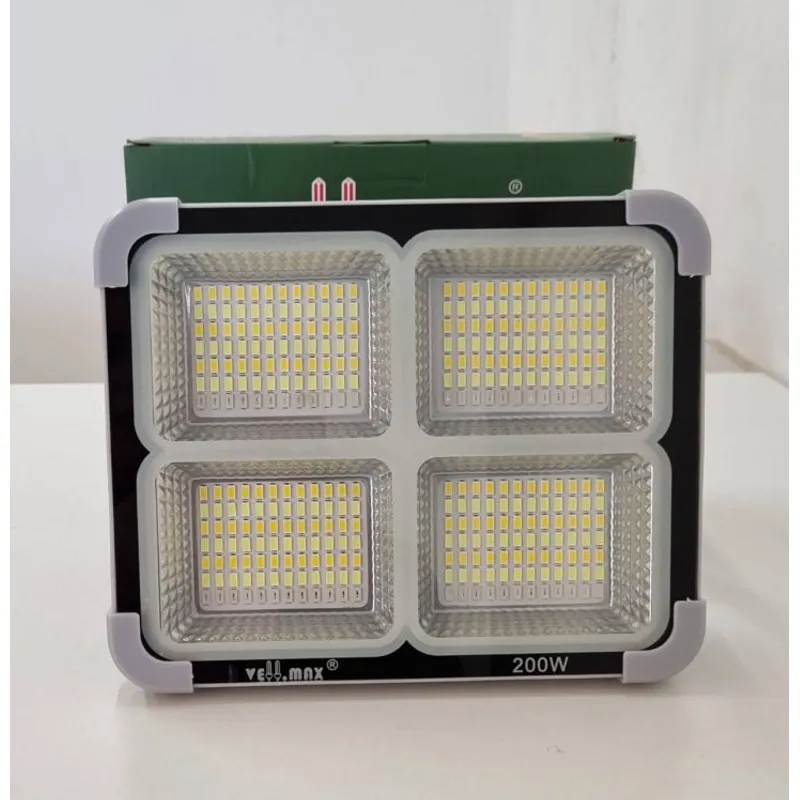 GENERICO - FOCO LED SOLAR INTEGRADO Y RECARGABLE V-EM-74200 200W
