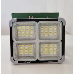 GENERICO - FOCO LED SOLAR INTEGRADO Y RECARGABLE V-EM-74200 200W