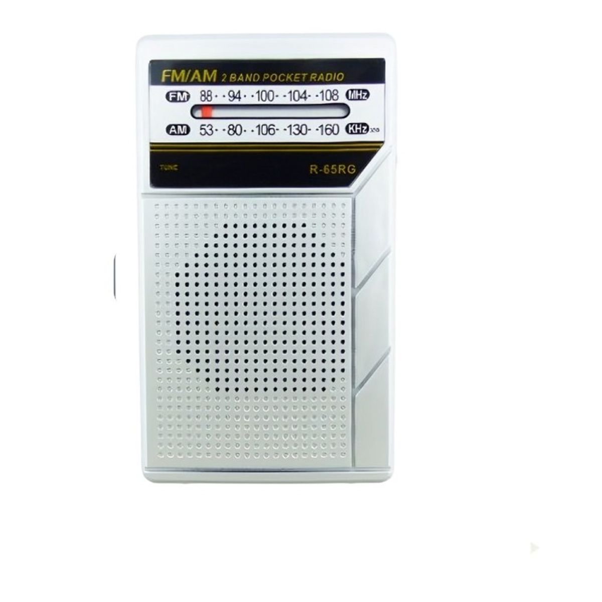 GENERICO - RADIO AMFM 2 BANDAS MODR-65RG RECARGABLE USB TYPE-C