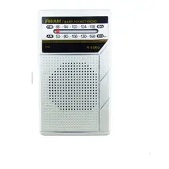 GENERICO - RADIO AMFM 2 BANDAS MODR-65RG RECARGABLE USB TYPE-C