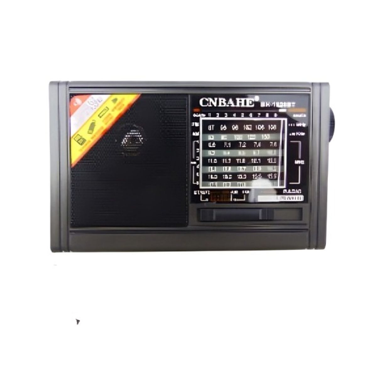 GENERICO - RADIO MULTIBANDA BLUET 8 BANDAS CON LINTERNA RECARGABLE