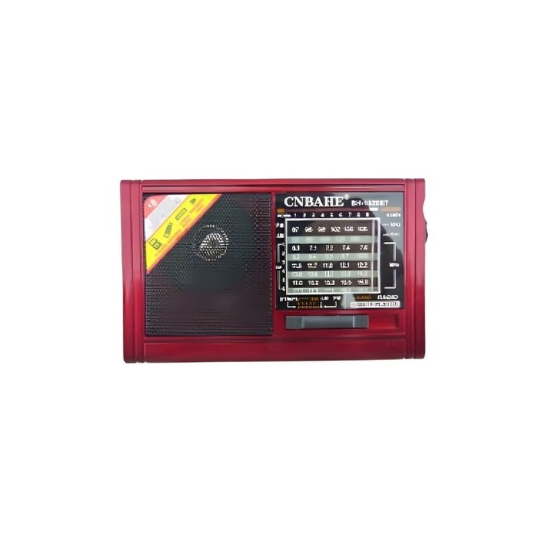 GENERICO - RADIO MULTIBANDA  BLUET 8 BANDAS CON LINTERNA RECARGABLE
