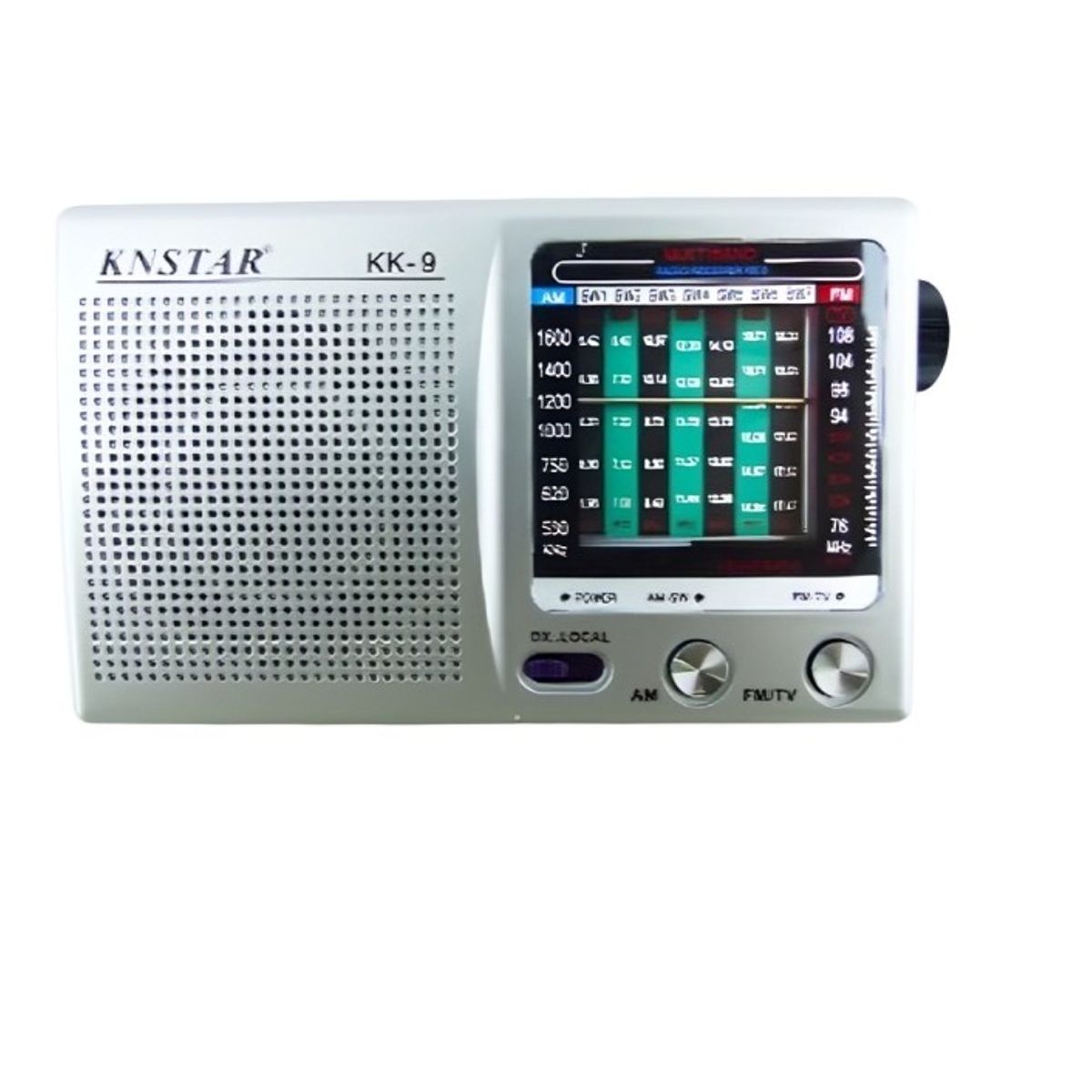 GENERICO - RADIO MULTIBANDA KNSTAR MODKK9 9 BANDAS Blanco