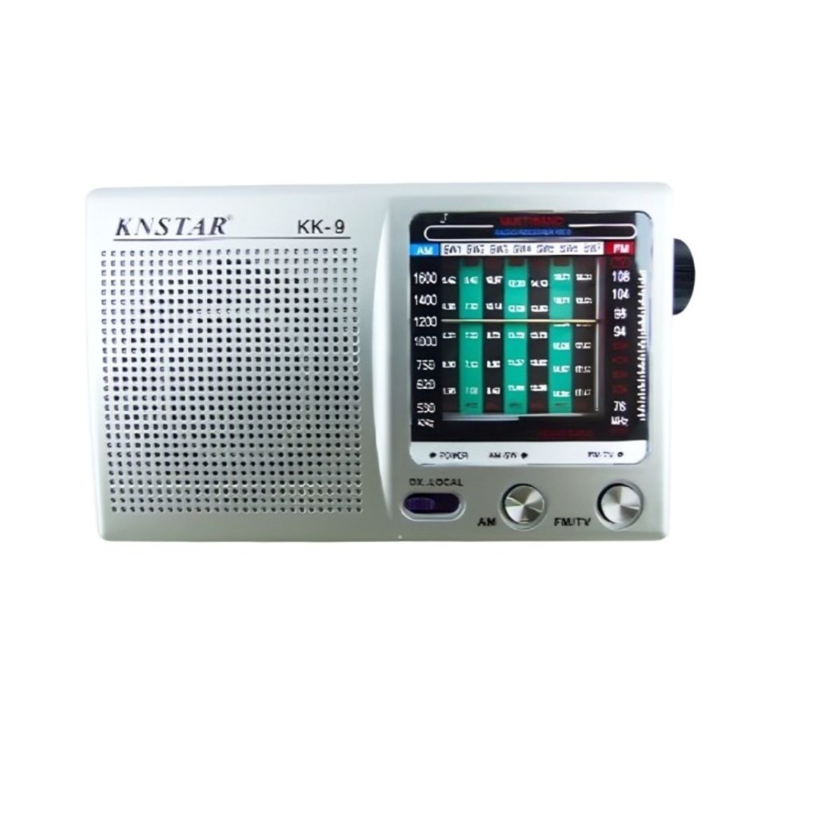 GENERICO - RADIO MULTIBANDA KNSTAR MODKK9 9 BANDAS Blanco