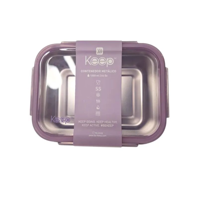 KEEP - Hermético Metálico 1300ml Keep Color Lila