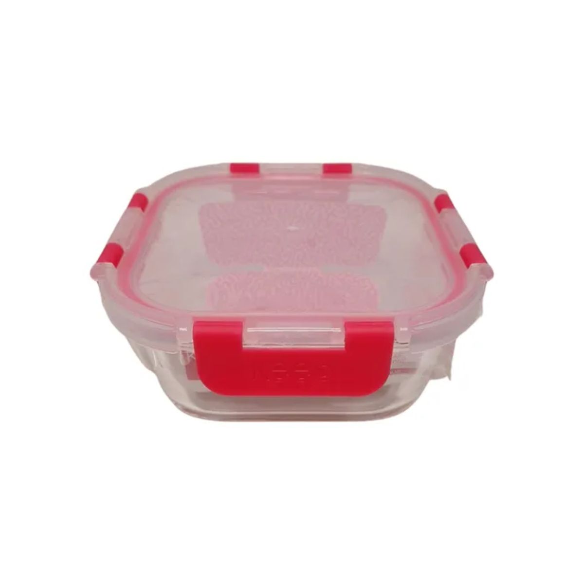 KEEP - Hermético Cuadrado Vidrio Libre Bpa Rosa Keep 520ml