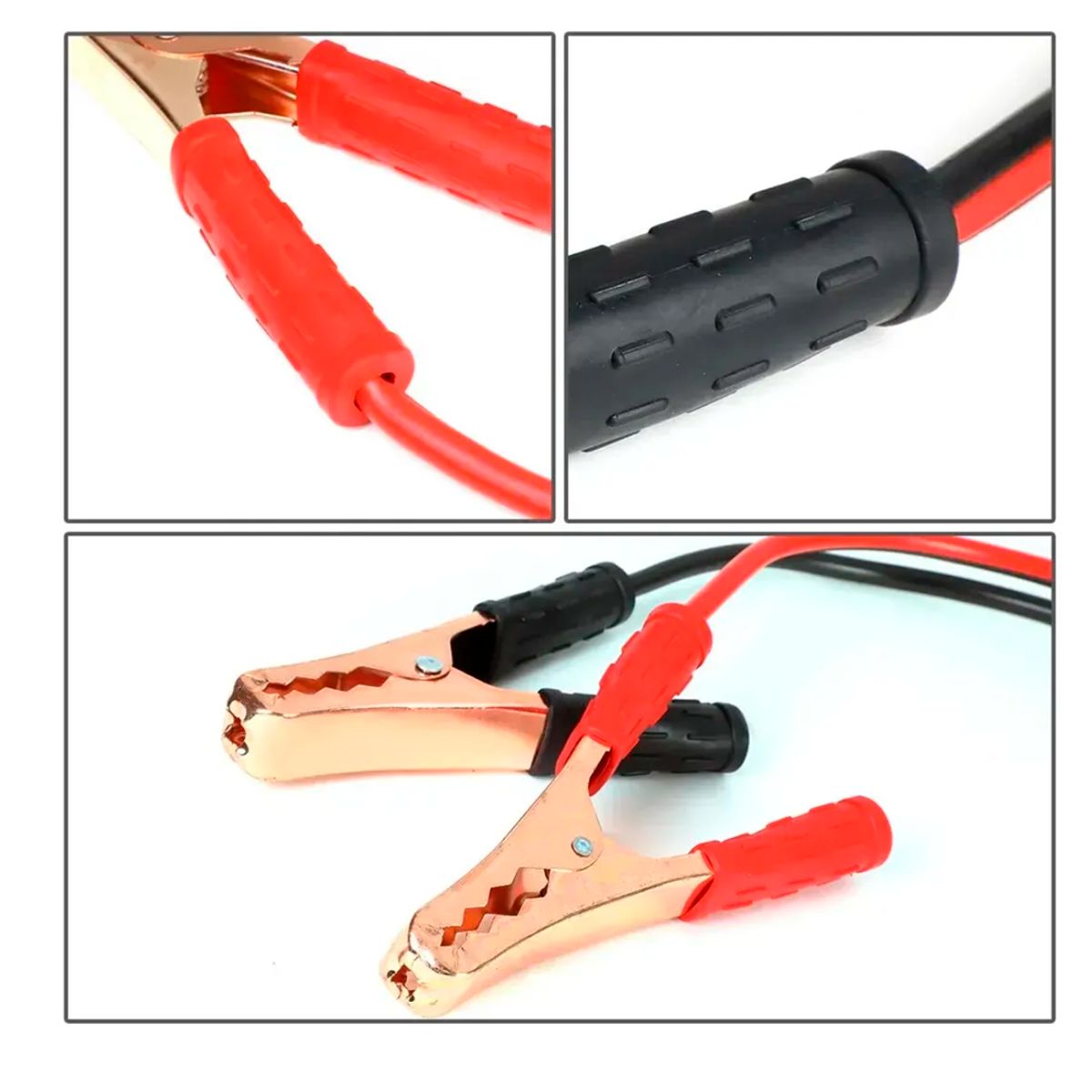 GENERICO - Cable Puente Bateria 800amp Auxiliar Pasa Corriente Auto