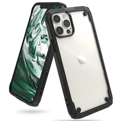 GENERICO - Carcasa Ringke Fusion-X Para iPhone 12 Pro Max - Clear Black