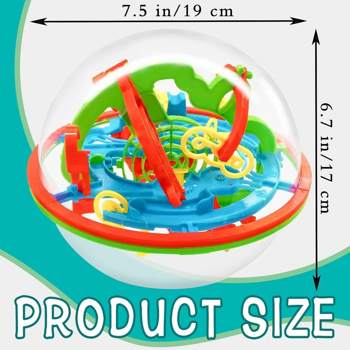 GENERICO - Bola De Laberinto 3d Puzzle Juguetes Para Niños