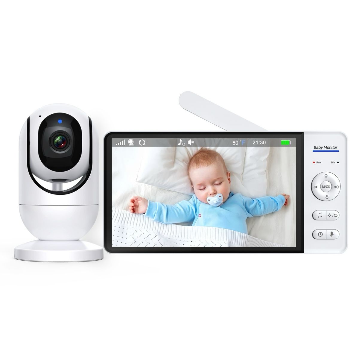 LUBABYCAS - Cámara Monitor Inteligente Premium 7″1080P ABM780 LuBabycas
