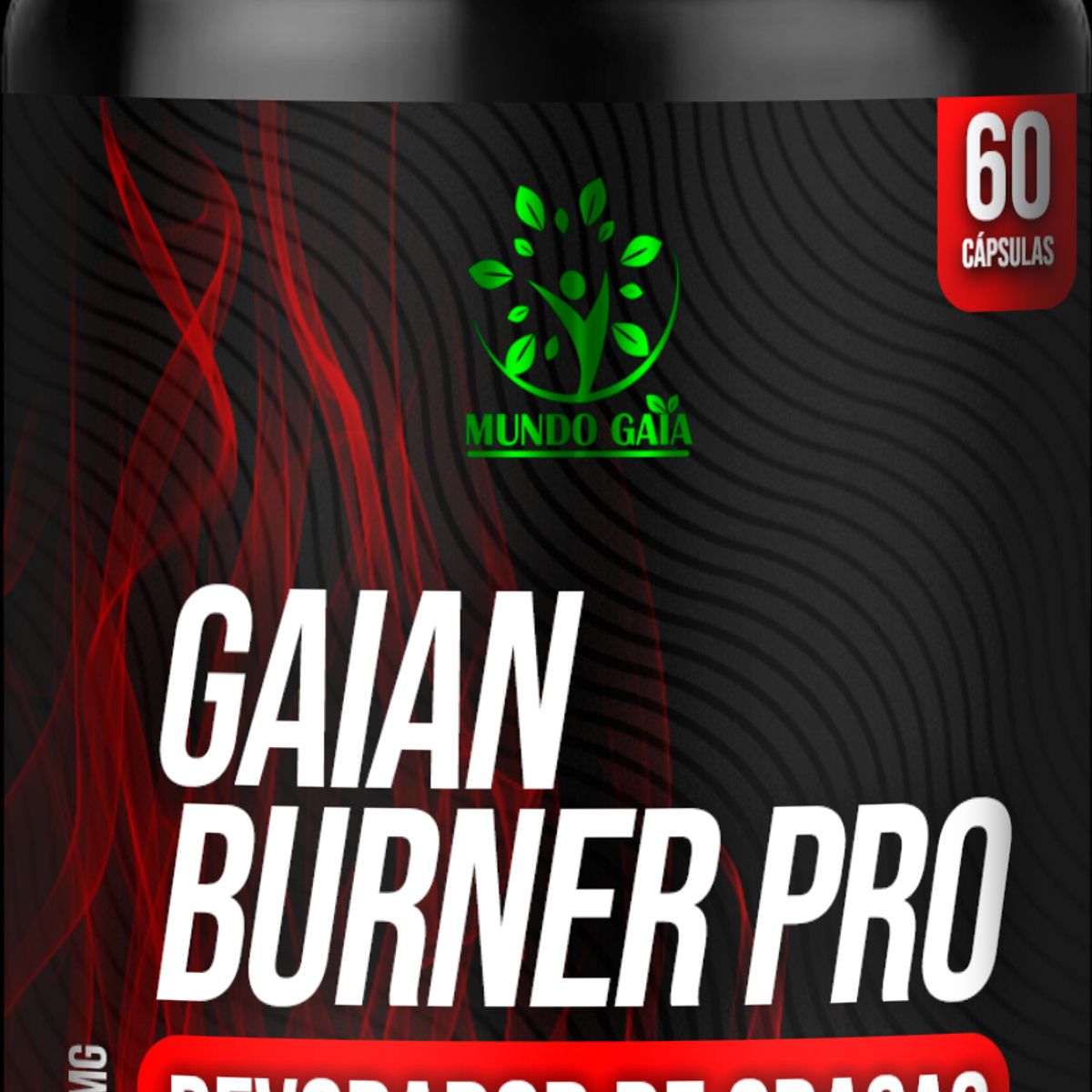 MUNDO GAIA - QUEMADOR DE GRASA NATURAL GAIAN BURNER PRO - 60 CAPSULAS + GUIA NUTRICIONAL + DIETA OPCIONAL