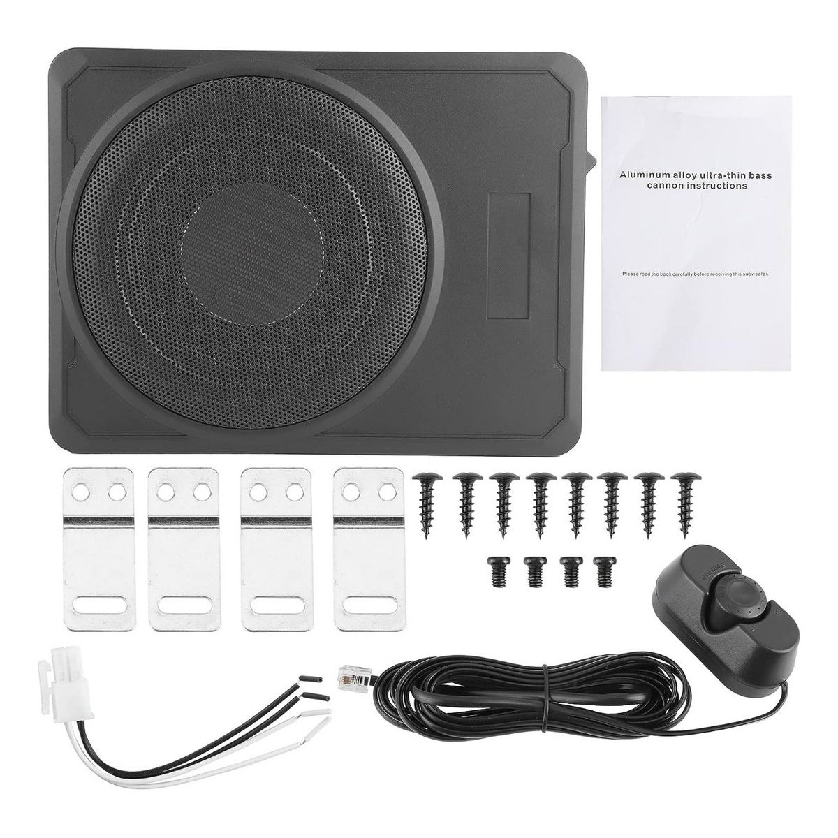 AUDOTO - Subwoofer 800w Plano Amplificador Parlante + Control Volumen