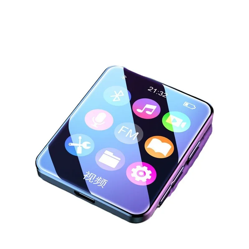 9KSAFETYJB - Reproductor de MP3 con Bluetooth 5,0 Pantalla a color de 1,77 pulgadas