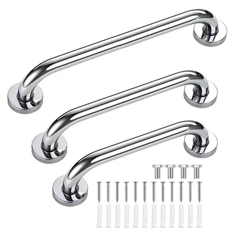 GENERICO - Pack De 3 Manillas (barra) Seguridad Baño Ducha Pasa Manos
