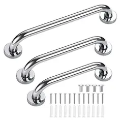 GENERICO - Pack De 3 Manillas (barra) Seguridad Baño Ducha Pasa Manos