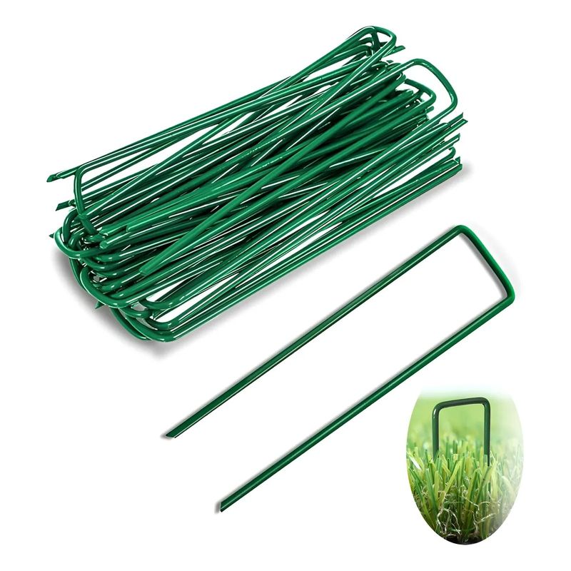 GENERICO - Clavijas De Jardín Estacas De Jardinería Grapas De Paisaje
