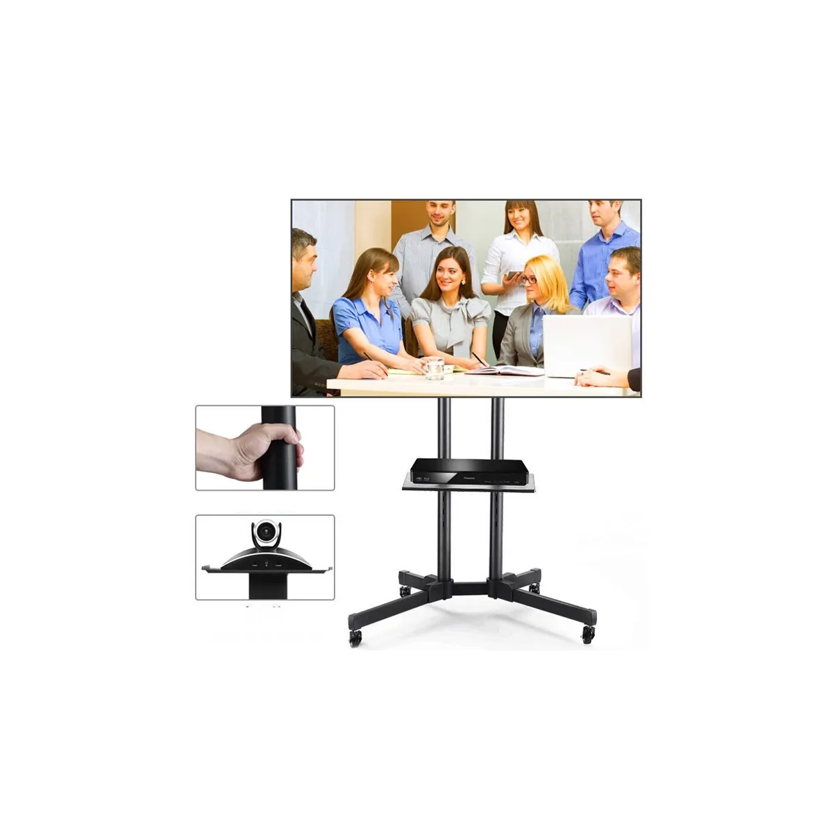 GENERICO - Rack Soporte Móvil Para Tv